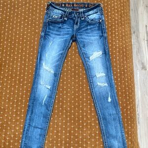 Rock Revival skinny jeans.